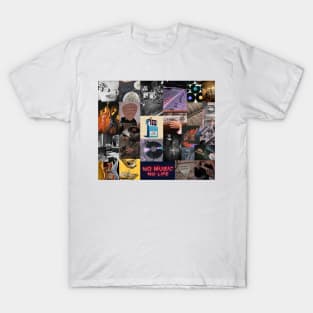 music aesthetic collage T-Shirt